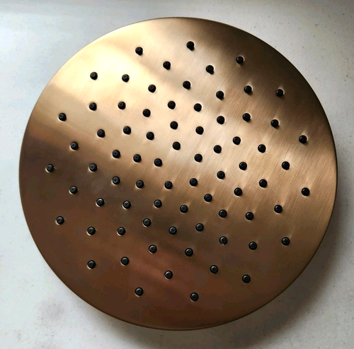 Brizo 81392-GL Essential 1.75 GPM 12" Round Raincan Shower Head, Luxe Gold