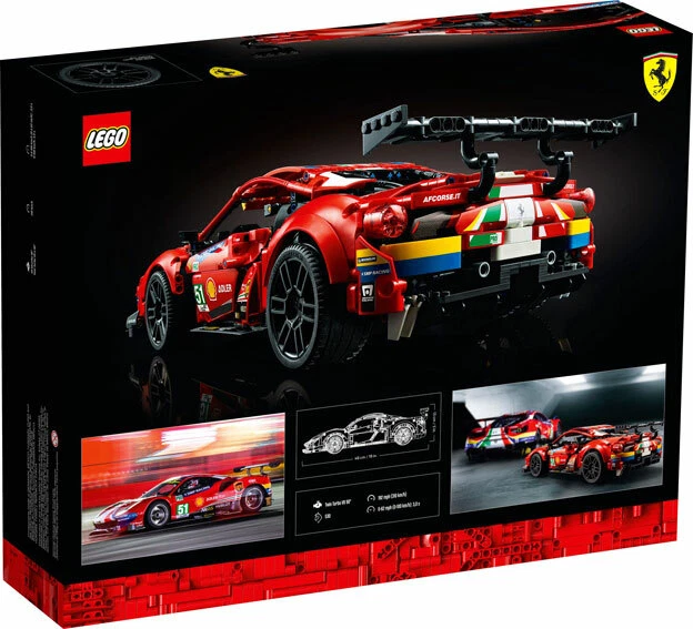 LEGO Technic Ferrari 488 GTE “ Af Corse #51” 42125 Car Race