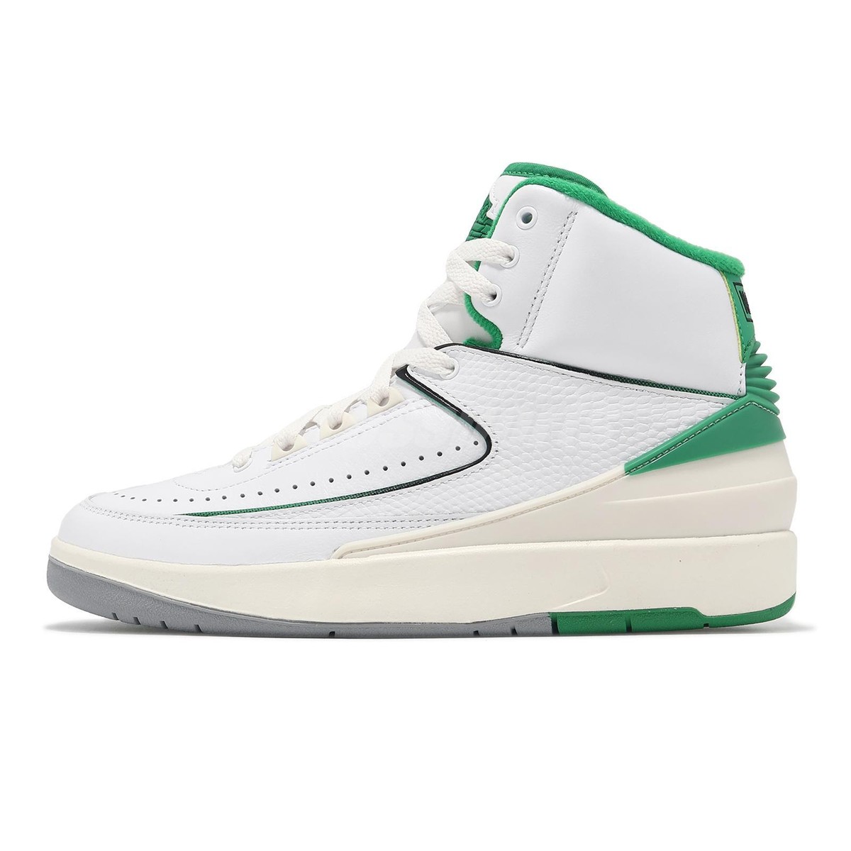 Nike Air Jordan 2 Retro GS Lucky Green White Sail Kid Women