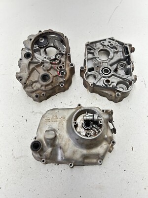 72 1972 Honda SL70 sl 70 OEM Crankcase Cases Engine Motor Clutch Cover READ