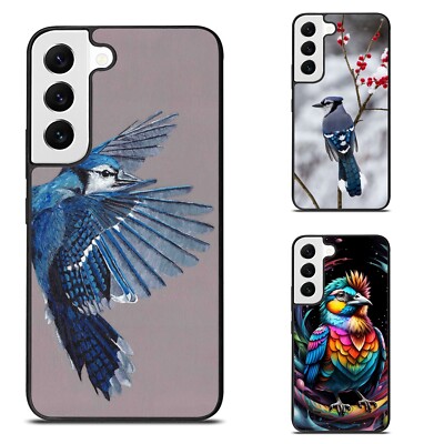 For Samsung Galaxy Z Fold Flip 3 4 5 6 Hard Case Canada blue jay bird