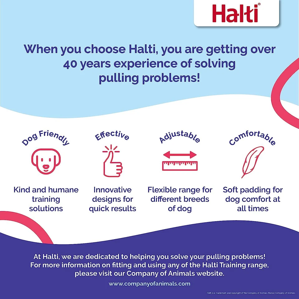 Collar Halti Entrenamiento Perro Obediencia, Sin Tirar, Arnés para Cabeza, Pequeño/Pequeño Foto 3 de 4