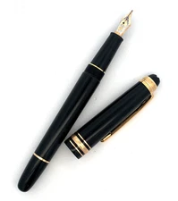 Mont Blanc 14K Yellow Gold 75 Years Anniversary Meisterstuck Fountain Pen