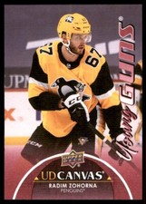 2021-22 UPPER DECK UD YOUNG GUNS CANVAS RADIM ZOHORNA ROOKIE PITTSBURGH PENGUINS