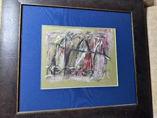 Cotrilee 2006 "Abstract Composition  Scene" Mixed Media Painting - Signed/Framed