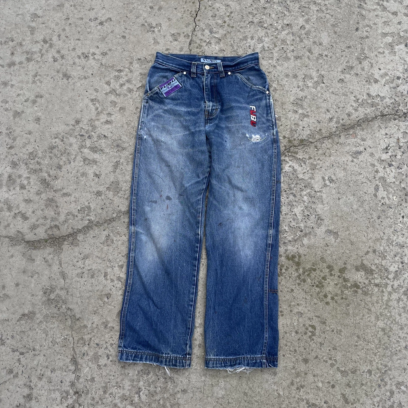 Jean vintage Fubu taille 30 baggy rap style années 90 États Unis Japon