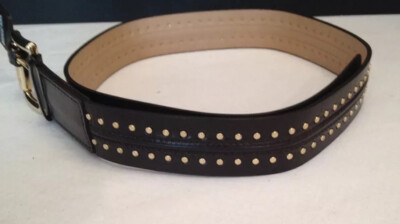 Michael Kors Dark Brown Monogrammed Belt w/ Gold Hardware, Size XS, NWT!! Michael Kors | Accessories | Michael Kors Dark Brown  main image 4