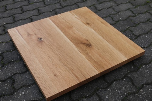 Mesa mesa de centro mesa de centro roble salvaje rústico madera maciza pegamento tabla medida - Imagen 3 de 12