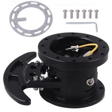 WorksBell GTC Quick Release Rapfix Racing Steering Tilt Wheel Hub Kit BLACK