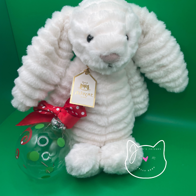 Jellycat BASHFUL LUXE BUNNY NIMBUS Medium New BNWT Soft