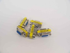 DB9 DB9-F Serial Port 9 Pin Gender Changer Connectors Female to Female LOT OF 5