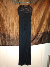 Long Elegant Black Dress By Linda Bernell 