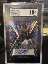 2023 Leaf Exotic O'Neil Cruz BA-OC1 Dragon Wave /2 Auto Sgc 10