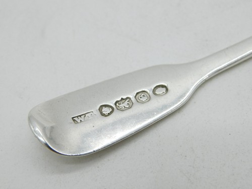 William IV Sterling Silver Sugar Shovel Spoon Antique 1836 London - 第 4/4 張圖片