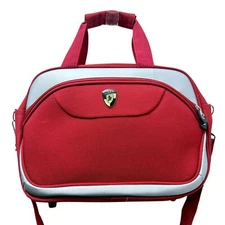 HEYS Travel Bag Briefcase Laptop Case Red Carryon Luggage