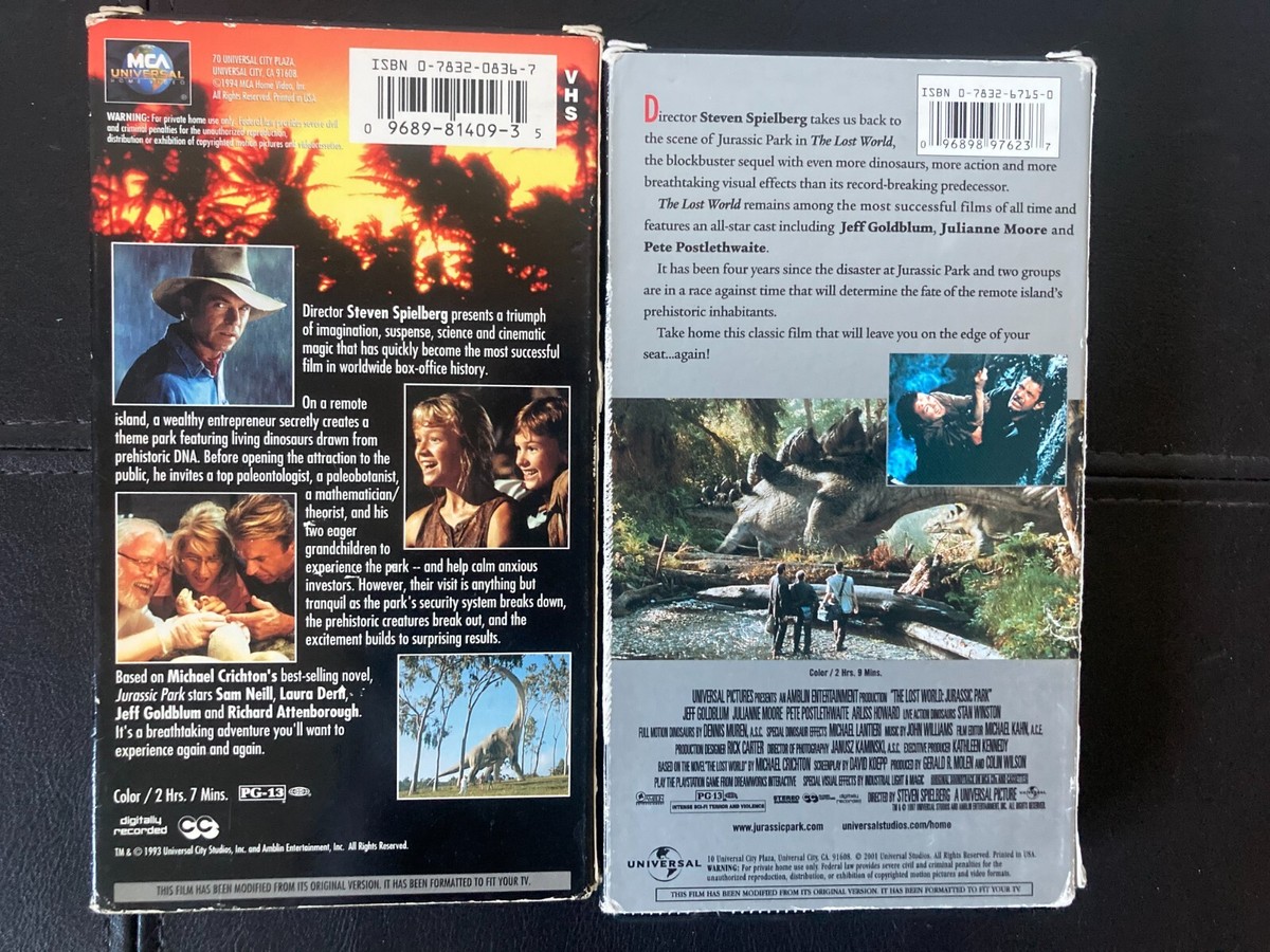 「COCKTAIL」「SPEED」「JURASSIC PARK」VHS映画 Jurassic Park VHS Tapes for sale | eBay