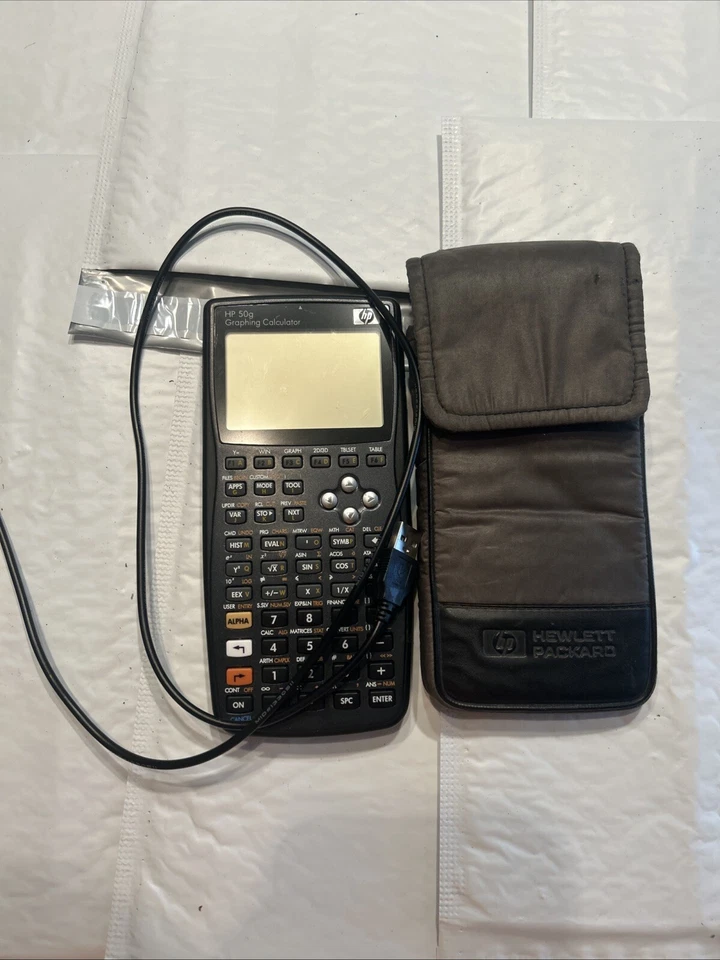 HP 50g Hewlett Packard Graphing Calculator With cable and With Case Tested - Image 2 of 4