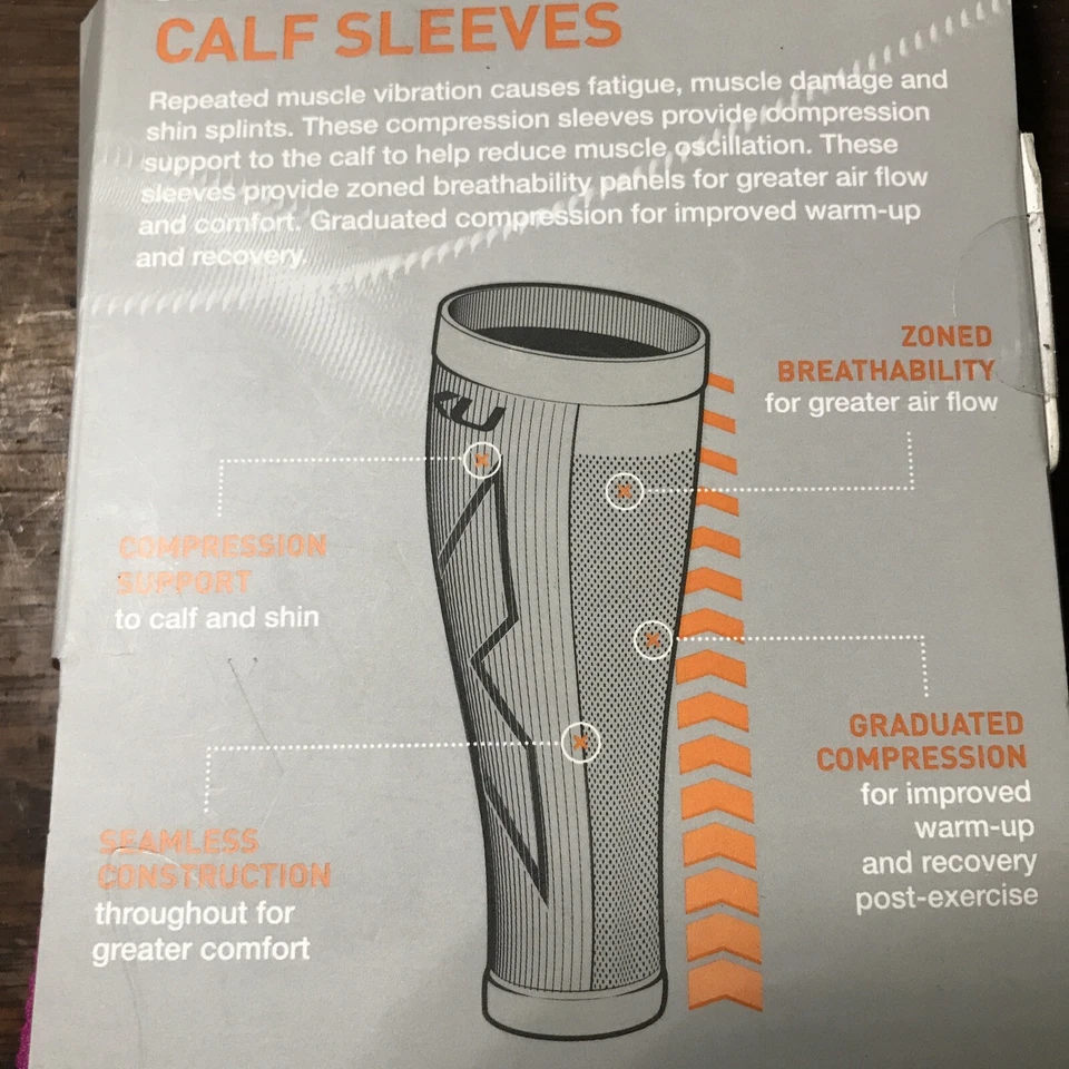 2XU X Compression Unisex Calf Sleeves Mag/lgy Large On Sale For Limited Time - Image 4 of 4