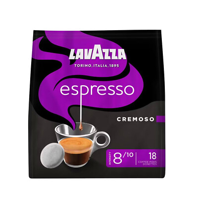 18 Kaffee Pads Lavazza Espresso Cremoso italiano Stärke: 8/10 intensives Aroma