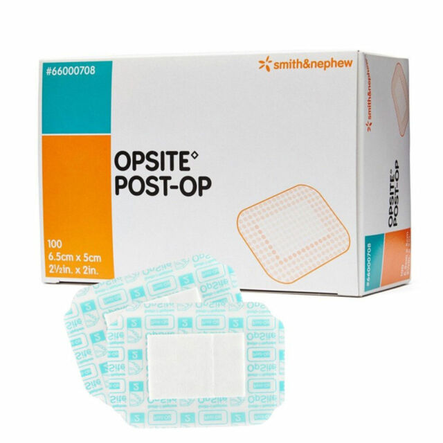 OPSITE 6 5cm/5cm waterproof bacteriopermeable dressing for postoperative wounds