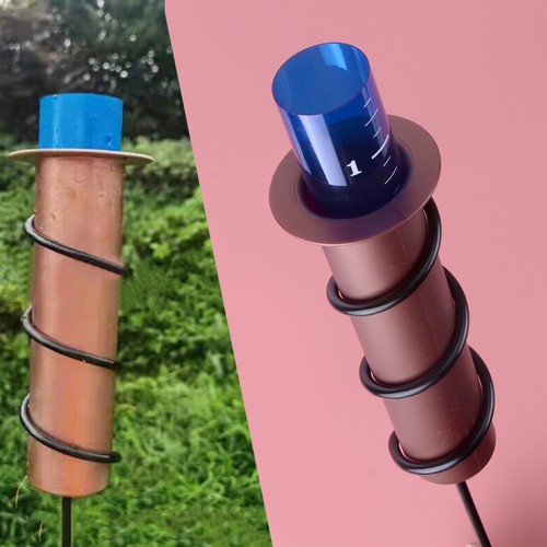 Rain Gauge Floating Test Water Measure Meter Garden Lawn Outdoor