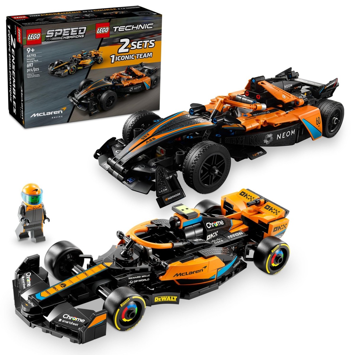 メル76940 LEGO Technic & Speed Champions McLaren Racing Pack Building Toys