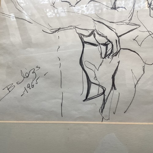 Original Drawing By Bolegs Szabo1965 Signed,framed - Picture 2 of 3