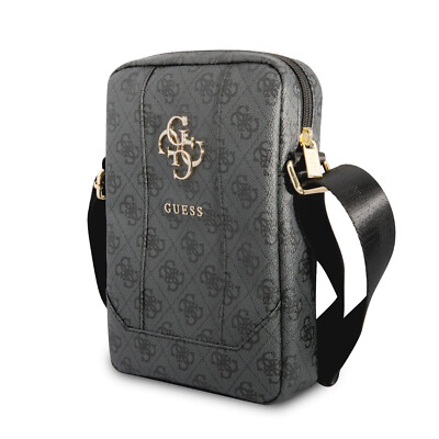 Guess Tablet Tasche 26cm 4G Muster Umhängetasche - Grau
