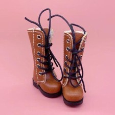 3.2cm Doll Shoes for 1/6 Blythe BJD Azone – Mini Leather Boots, Casual Accessory