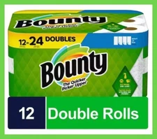 Bounty Select-A-Size Paper Towels, White (82 sheets/roll, 12 rolls)
