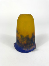 Antiker Lampenschirm Muller Frères Luneville Lampe Glas Schirm Tulpe Art Déco