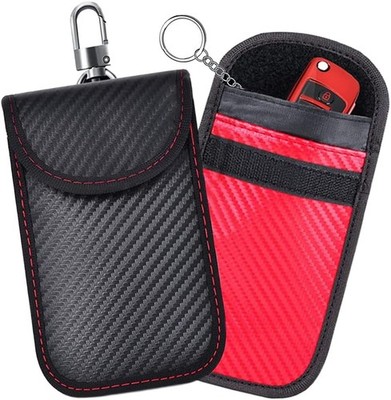 2 Stück Faraday Tasche für Autoschlüssel, Autoschlüssel Signalblocker Hülle Fara