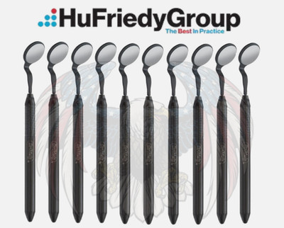 Lot of 10 Pcs Hu-Friedy Blackline Cone Socket Mirror Handle MH6B