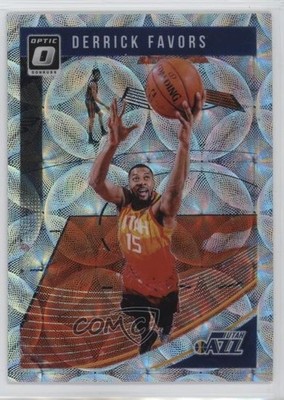 2018-19 Panini Donruss Optic Premium Box Set Prizm 38/249 Derrick Favors #83 y0i