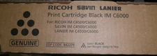 Ricoh Savin Lanier Genuine Toner IM C6000 C4500 842279 Black