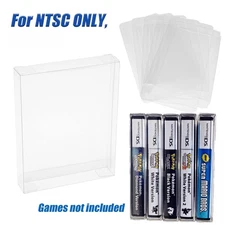 Lots Clear Cases Box Protectors For NINTENDO DS Video Games NTSC ONLY, NOT PAL