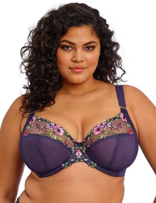 Elomi Himari Plunge Bra Underwired Full Coverage Supportive Womens Bras 302102