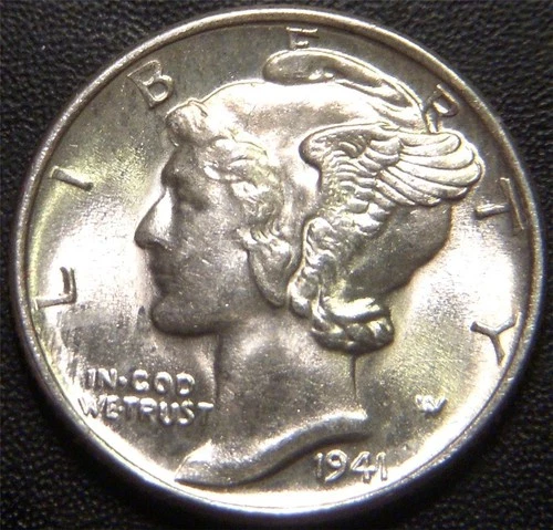 1941 Mercury Dime - Nice Uncirculated Coin