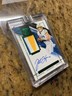 JUSTIN HERBERT 2022 Impeccable Encased On Card “Bolt” Patch Auto Black Box #1/1
