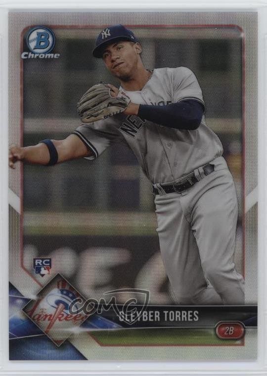 2018 Bowman Chrome Refractor /499 Gleyber Torres #83 14ll