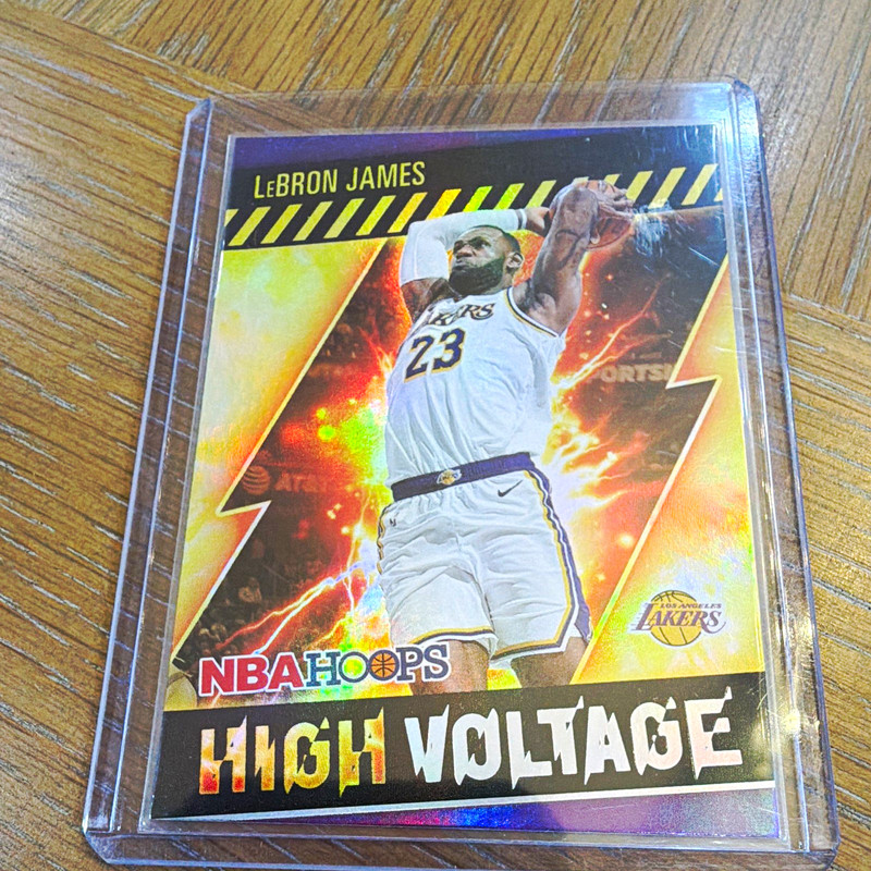 Panini 2020-21 Hoops High Voltage LeBron James #5 Los Angeles Lakers