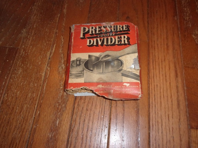 Vintage PRESTO Pressure Cooker DIVIDER Split Menu for 4 Qt