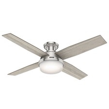 Hunter Fans - Dempsey 52 Inch Low Profile Ceiling Fan with LED Light Kit and