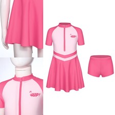 Kids Girls Set Beach Outfits Vocations Swimwear Swimsuit Casual Sun Protection