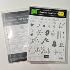 Stampin' Up Iconic Imagery Photopolymer Stamp Set Dies Holidays 164194