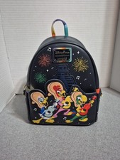 Disney Parks Loungefly Three Caballeros Donald Backpack Mexico EPCOT Glow Dark