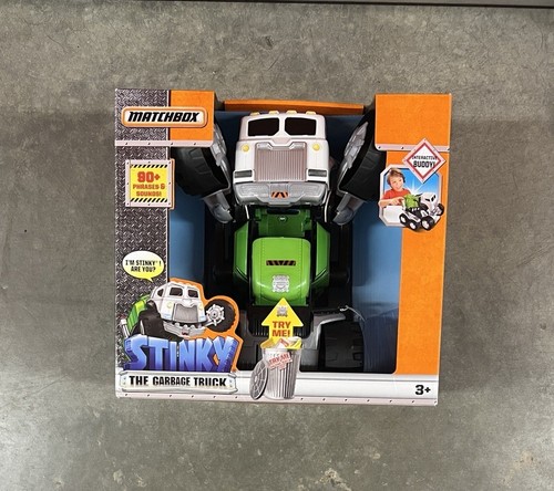 Matchbox Stinky The Garbage Truck Interactive Buddy Mattel Nuevo - Imagen 1 de 6