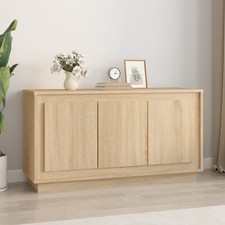 Sideboard Cabinet Cupboard Side Cabinet Home Organiser Engineered Wood vidaXL UK