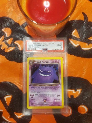 Dark Gengar (1st Edition) graded PSA 9 for sale on eBay