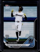 2025 Topps Now #586 Maximo Acosta Black Foil #d /10 RC Rookie